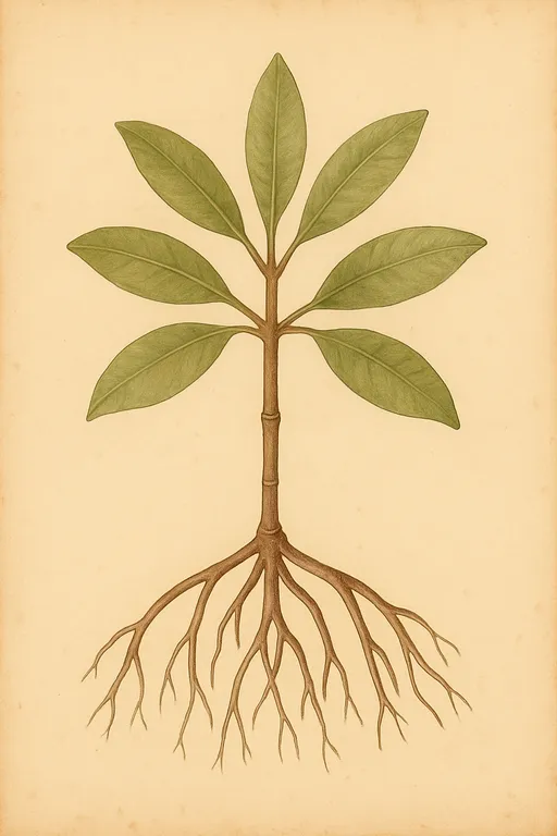 Mangle rojo (Rhizophora mangle)