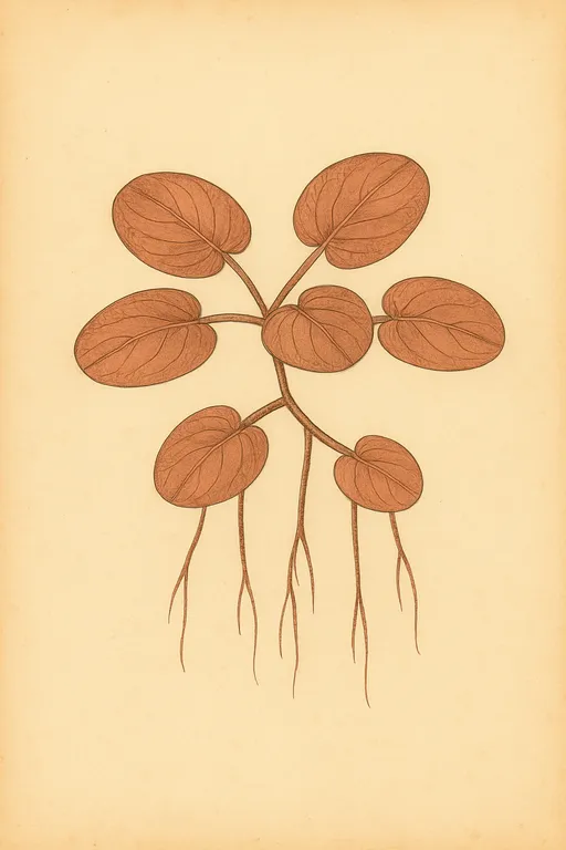 Red root floater (drijfplant) (Phyllanthus fluitans)