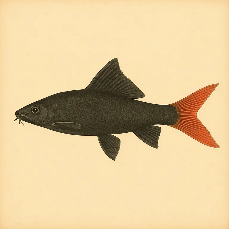 Vuurstaart (Epalzeorhynchos bicolor)