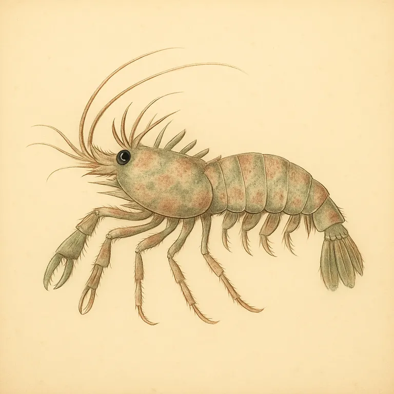 Gamba saron (Saron marmoratus)
