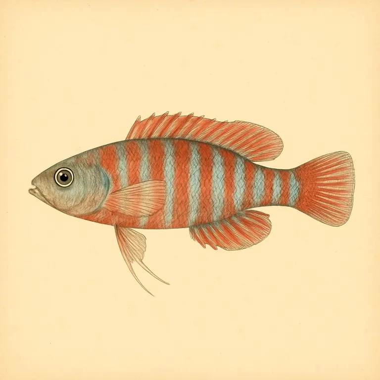 Scharlaken badis (Dario dario)