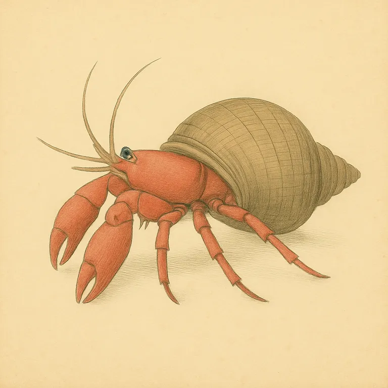 Scharlaken rifheremiet (Paguristes cadenati)