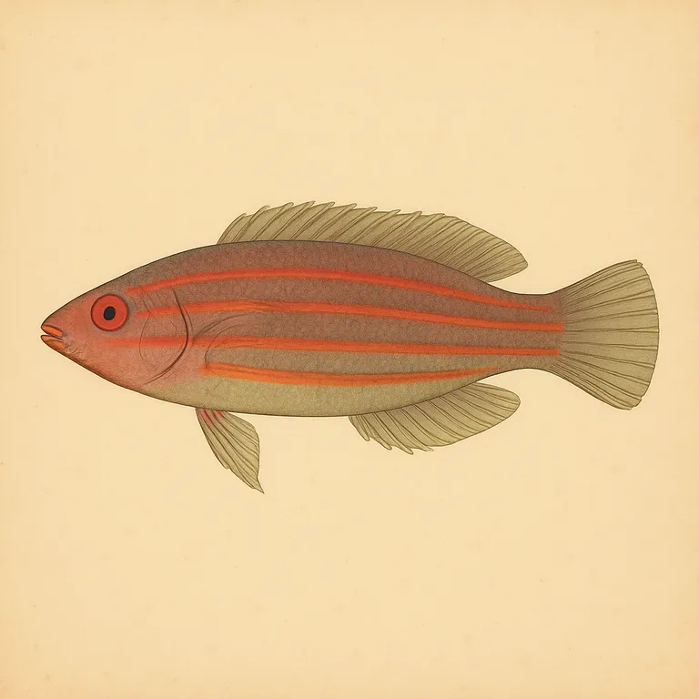 Labride sei linee (Pseudocheilinus hexataenia)