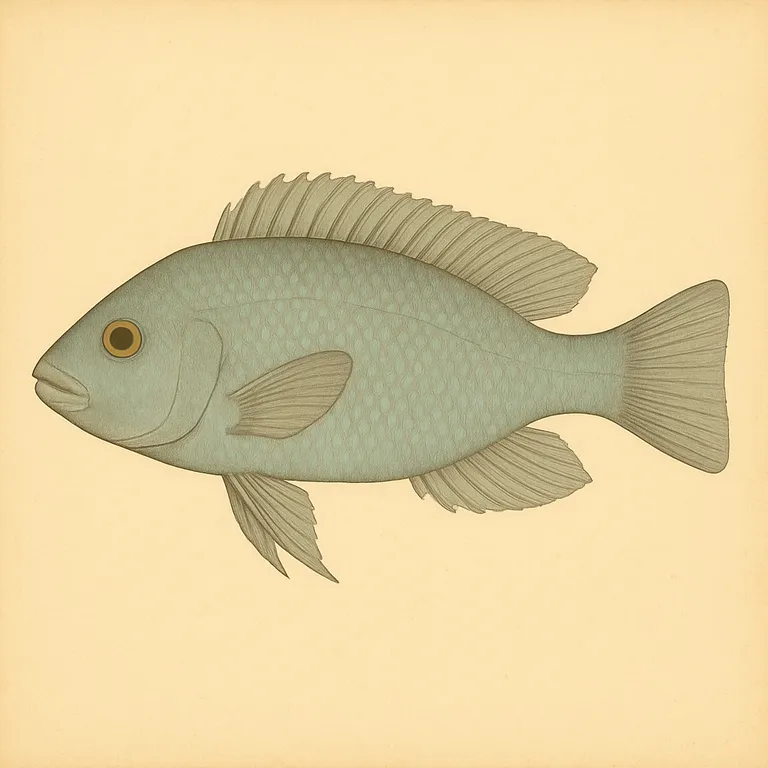 Socolofi-cichlide (powder blue) (Chindongo socolofi)