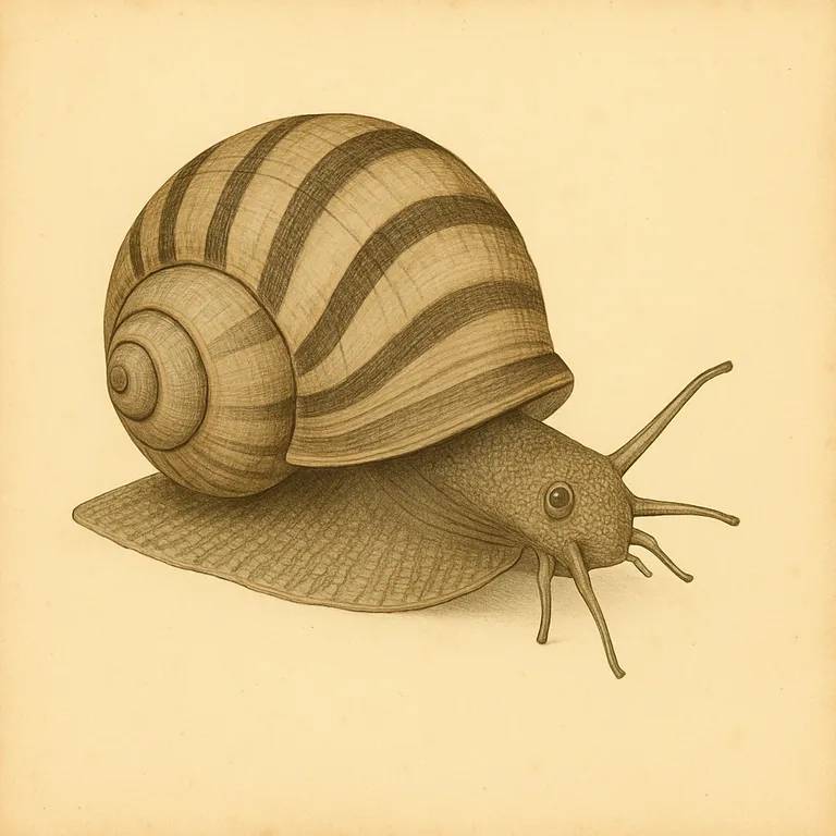 Spixi-Schnecke (Zebra-Apfelschnecke) (Asolene spixi)