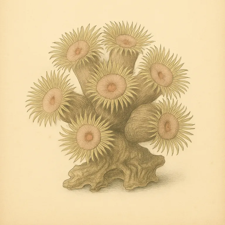 Sonnenkoralle (Tubastraea sp.)