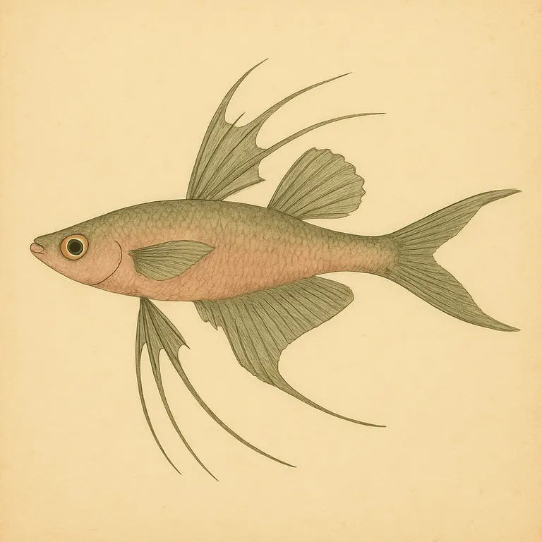 Draadvin-regenboogvis (Iriatherina werneri)