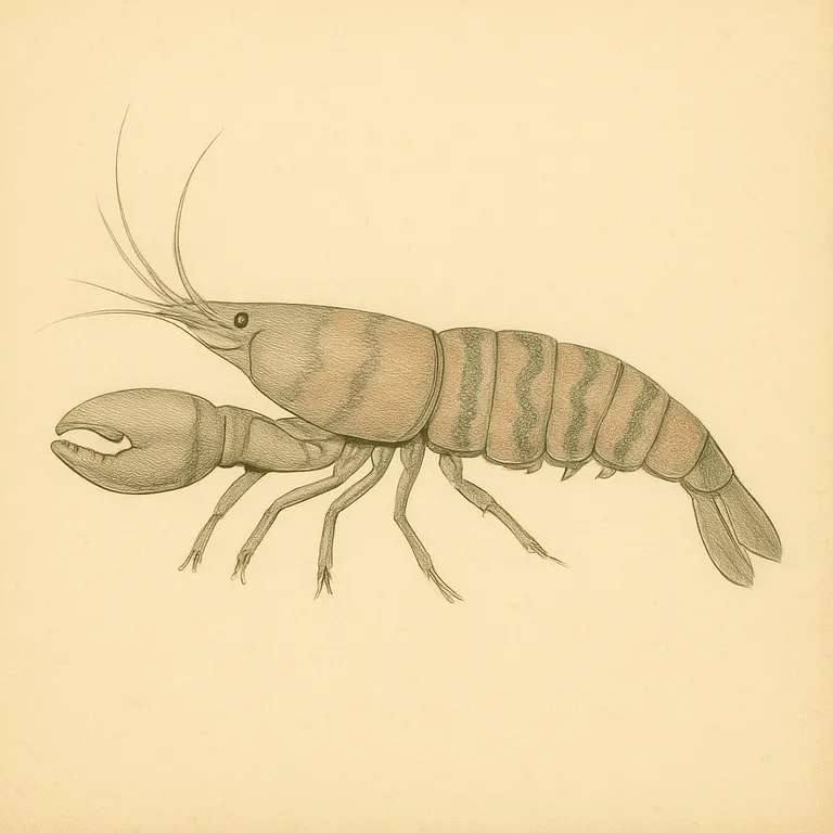 Tijger-pistoolgarnaal (Alpheus bellulus)