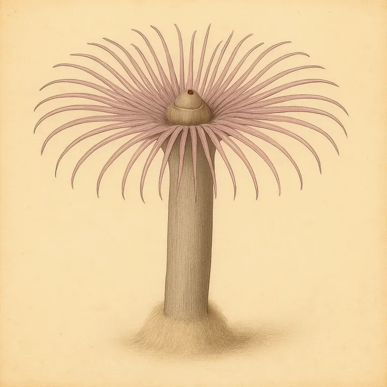 Cilinderroos (kokeranemoon) (Cerianthus membranaceus)