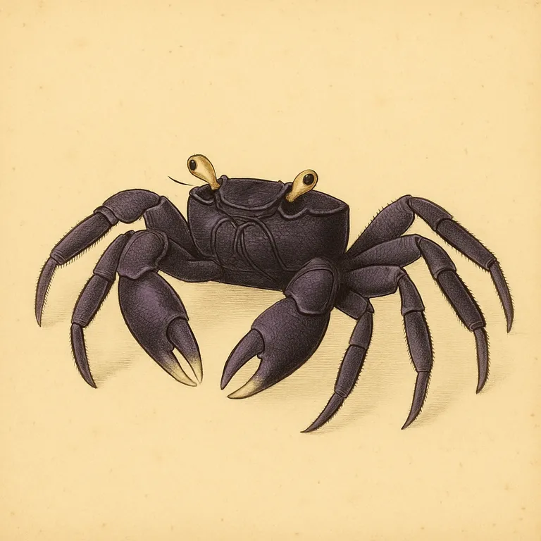 Vampierkrab (Geosesarma sp.)
