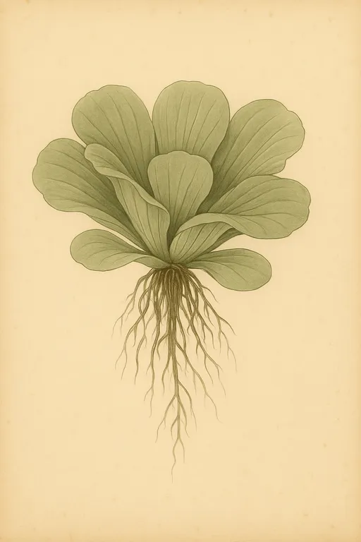 Watersla (drijfplant) (Pistia stratiotes)