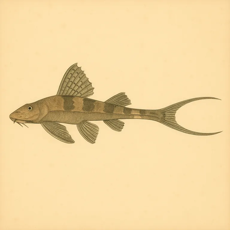 Zweepstaartmeerval (Rineloricaria sp.)
